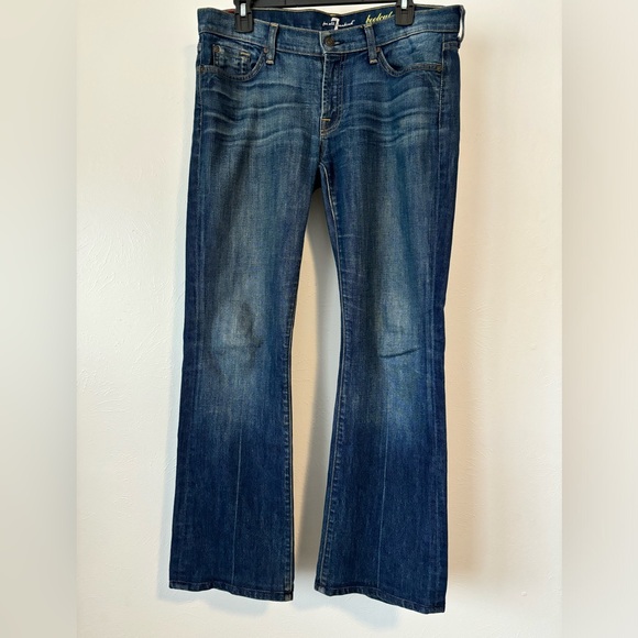 Vintage 7 For All Man Kind Bootcut Jeans - Picture 1 of 9